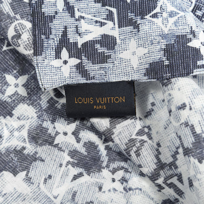 Louis Vuitton Monogram Tapestry Bandana Face Mask Set Blue 5 of 6