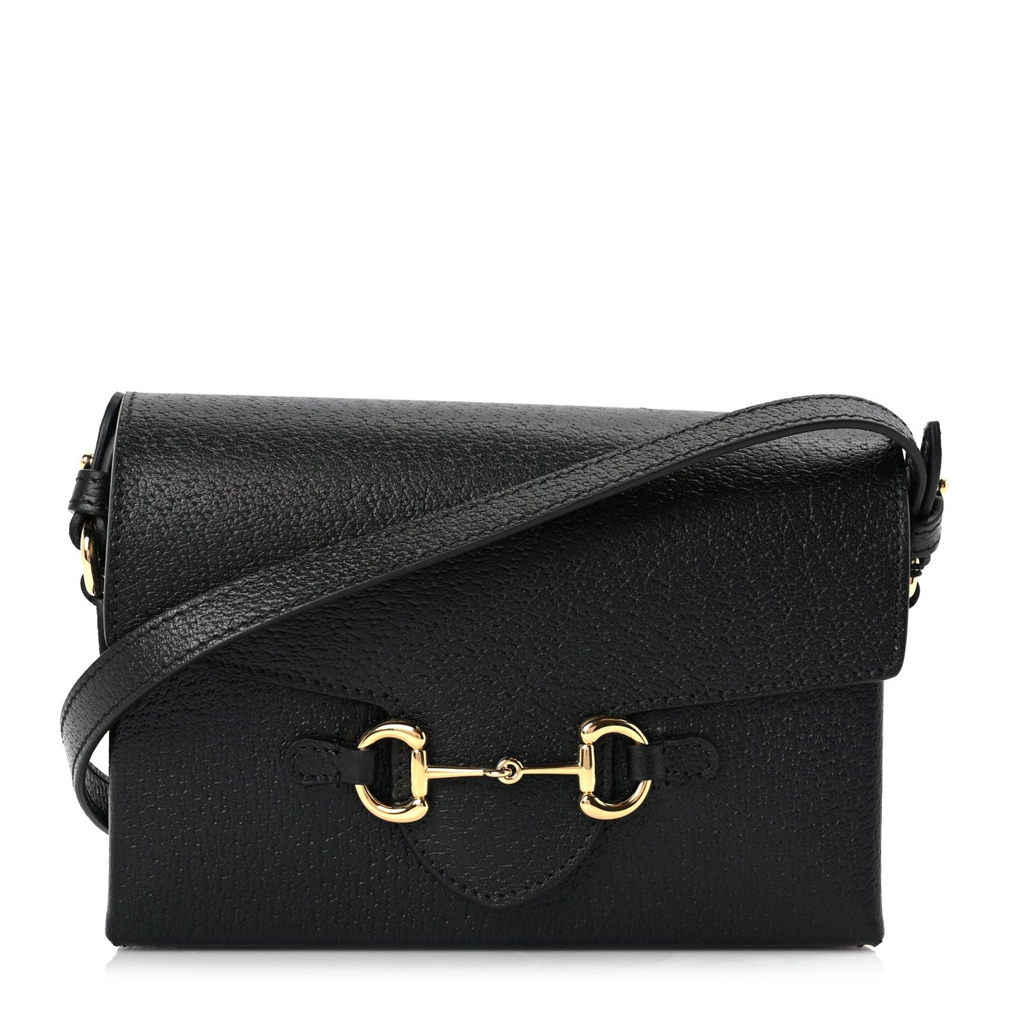 Calfskin Horsebit 1955 Shoulder Bag Black