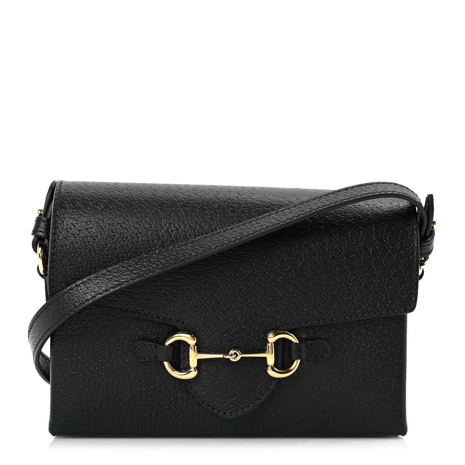 Gucci Calfskin Horsebit 1955 Shoulder Bag Black 1 of 10