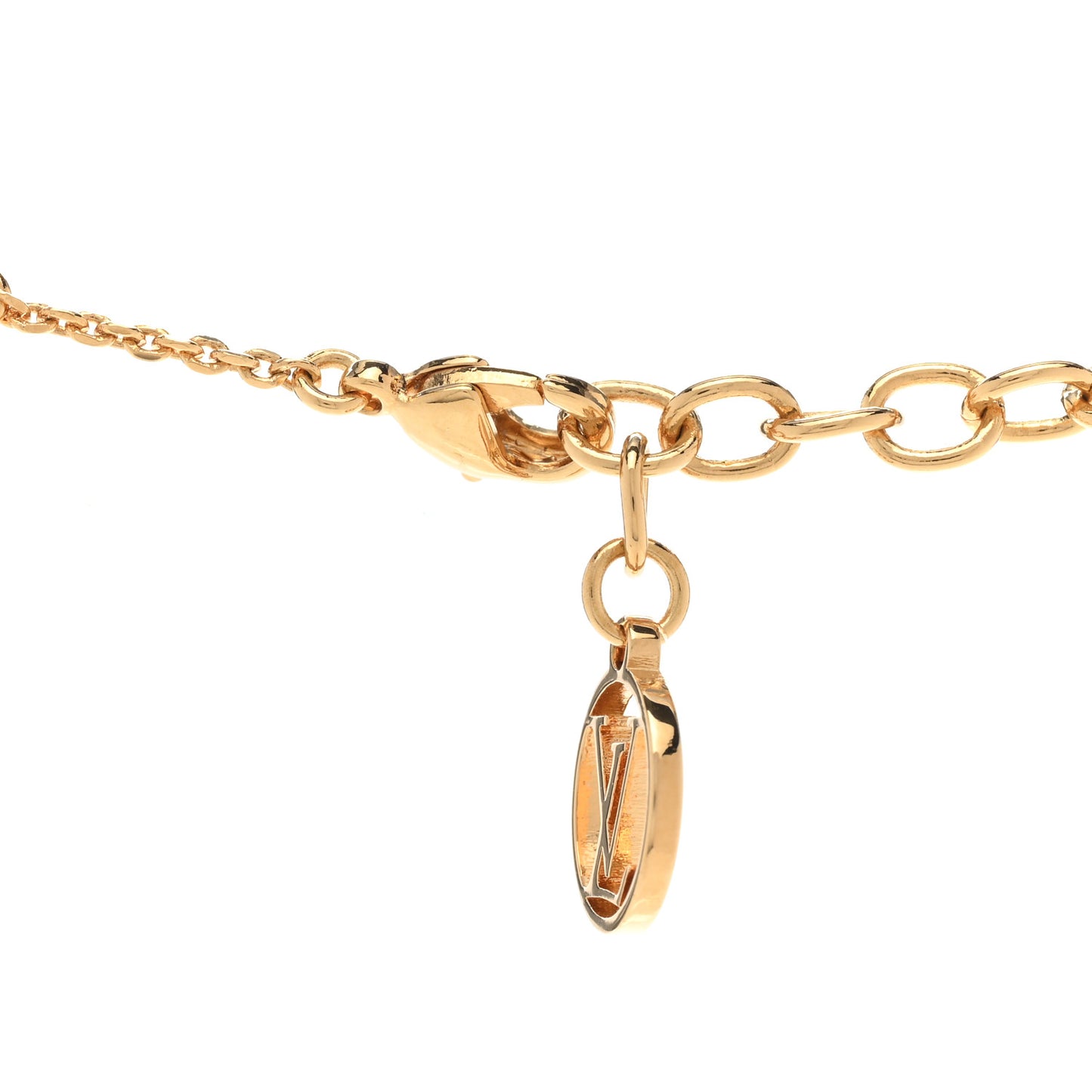 LV And Me Letter J Necklace Gold