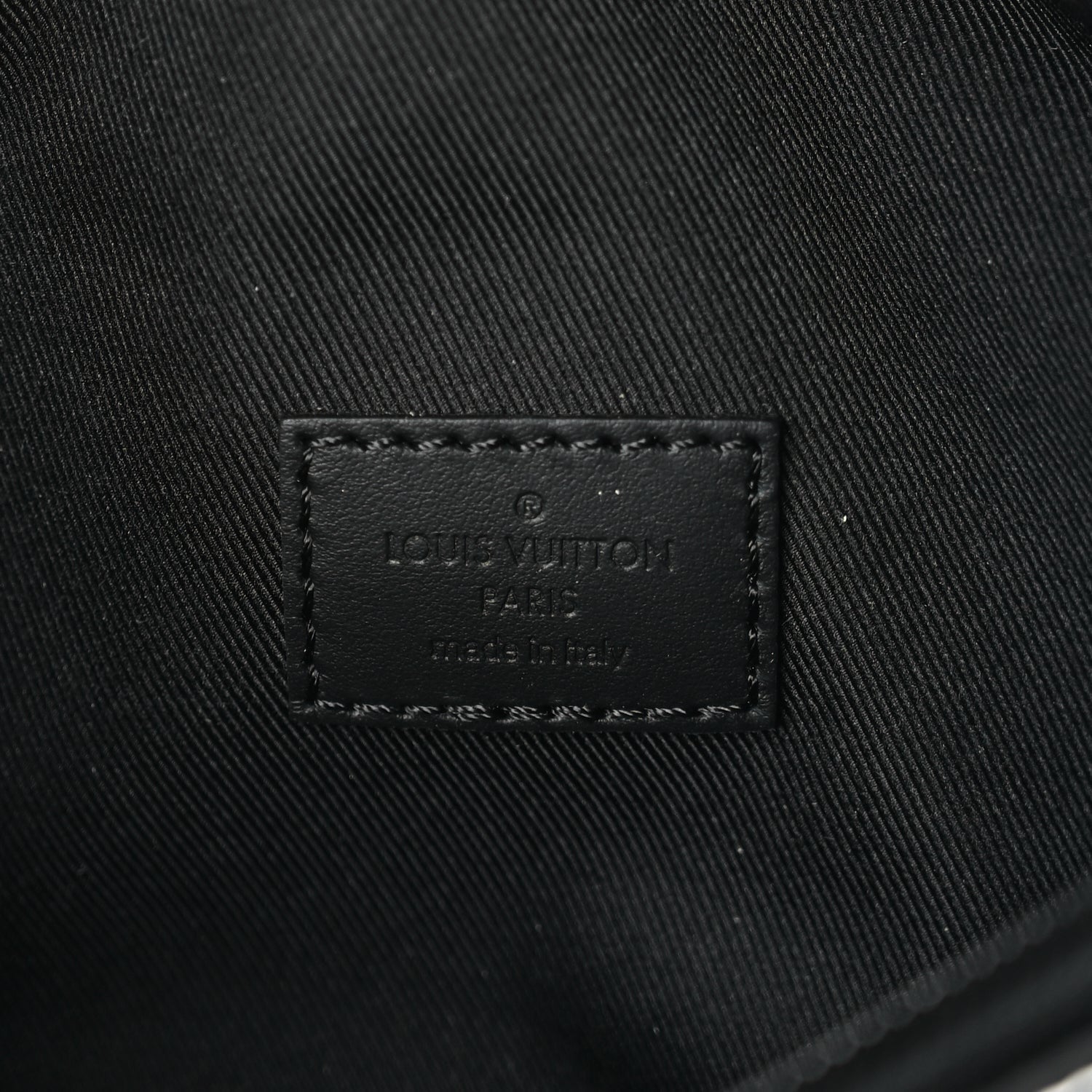 Louis Vuitton Nylon Snow Capsule Embroidered Monogram Bumbag  Black 5 of 8