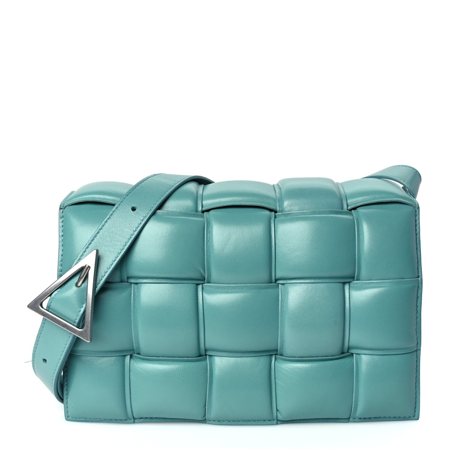 Bottega Veneta Nappa Maxi Intreccio Padded Cassette Crossbody Bag Linoleum 1 of 8