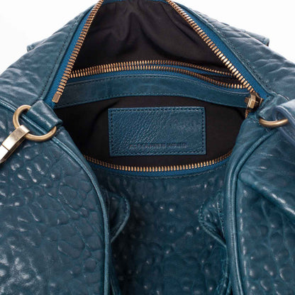 Alexander Wang Leather Rocco Duffel Petrol 6 of 8