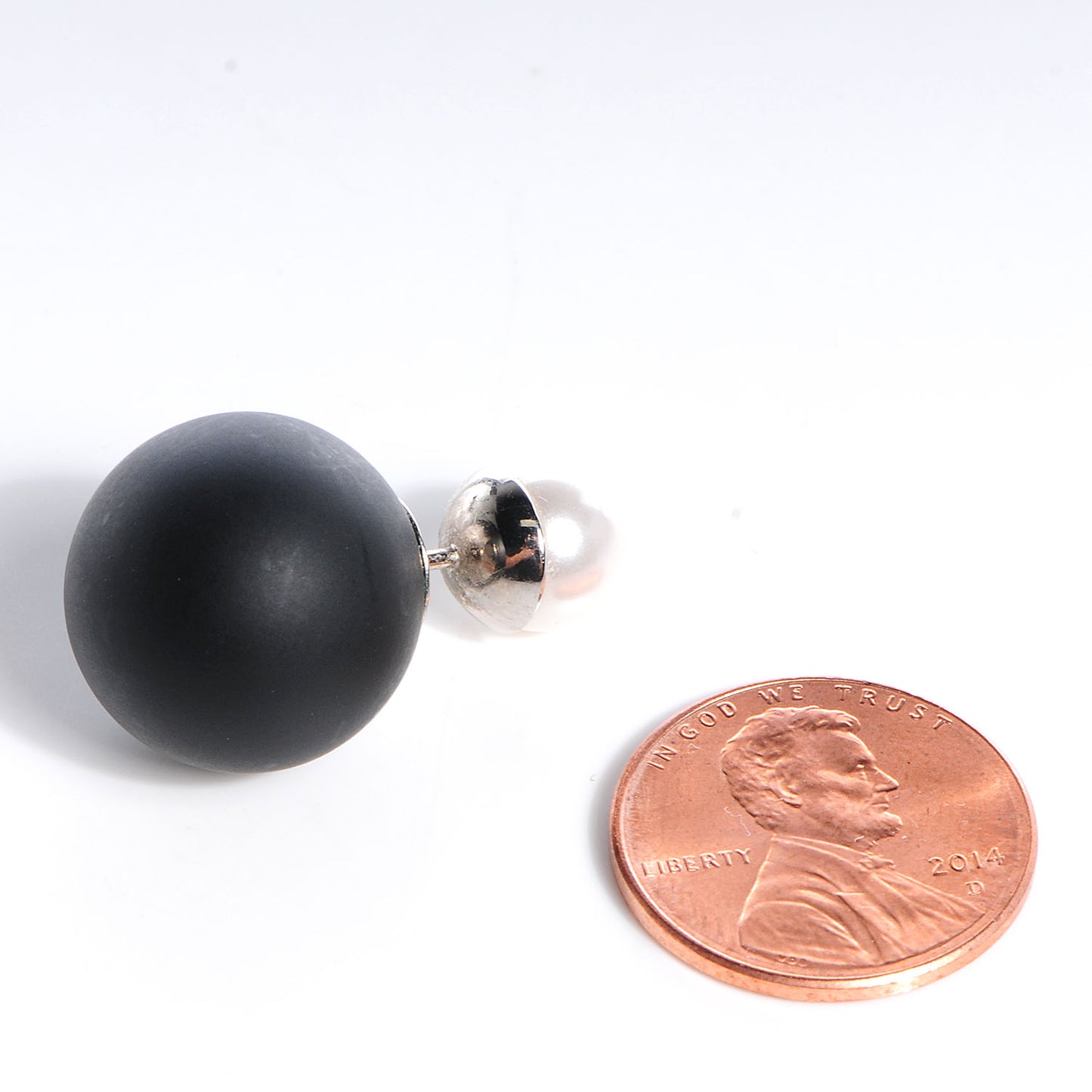 Mise En Dior Tribal Earrings Matte Black