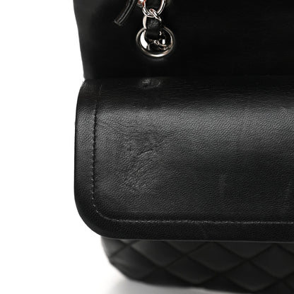 Chanel Lambskin Quilted Medium Double Flap Black 22 of 32