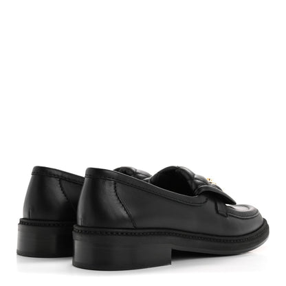 Chanel Lambskin Quilted CC TurnLock Loafers 36 Black 5 of 7