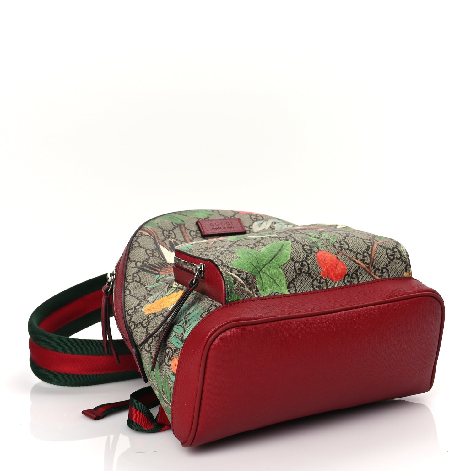 Gucci GG Supreme Monogram Tian Web Small Day Backpack Multicolor 3 of 8