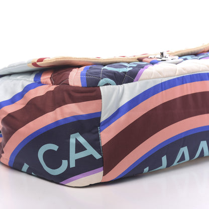 Chanel Fabric Quilted Printed XXL Flap Multicolor 8 of 10