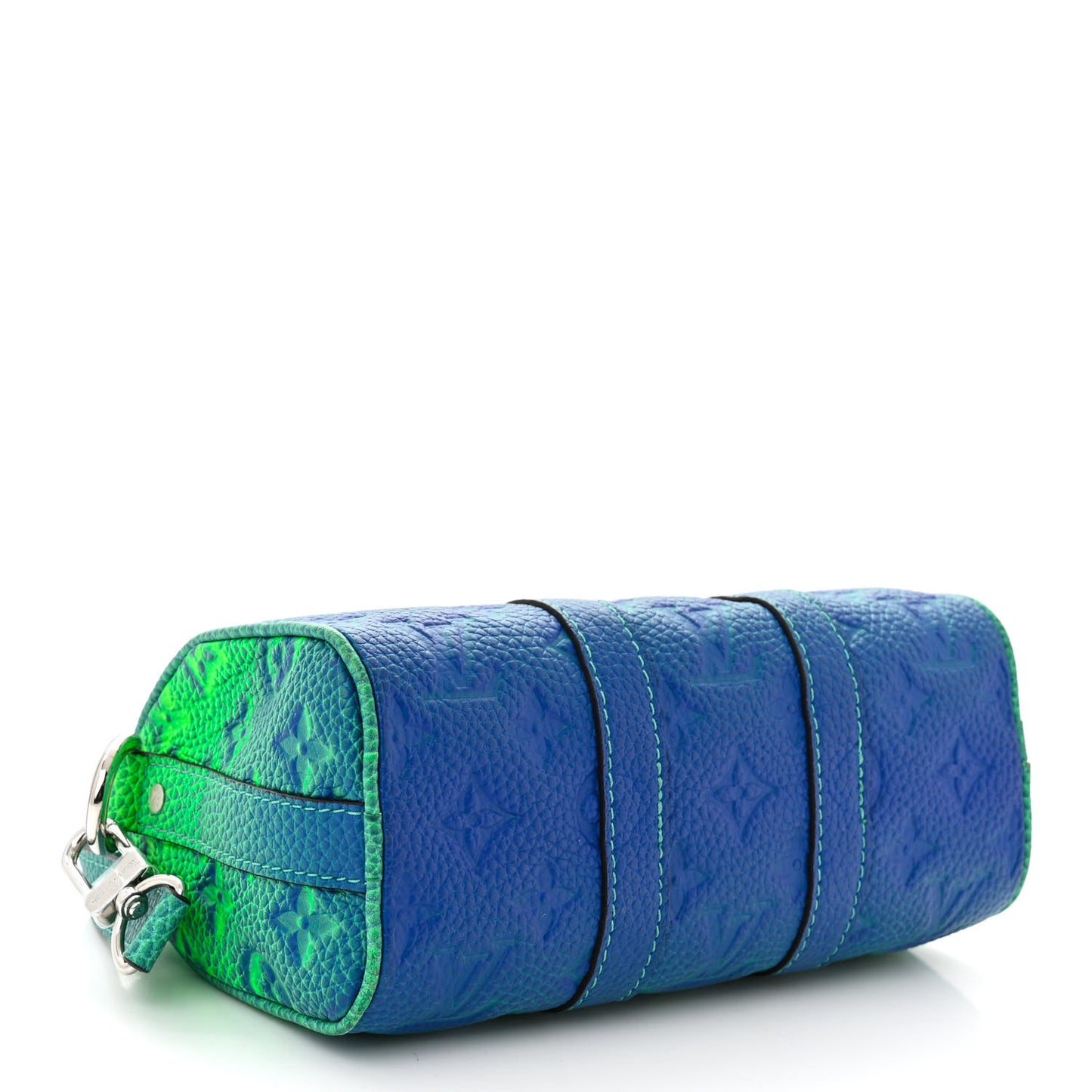 Taurillon Illusion Keepall XS Bleu Vert