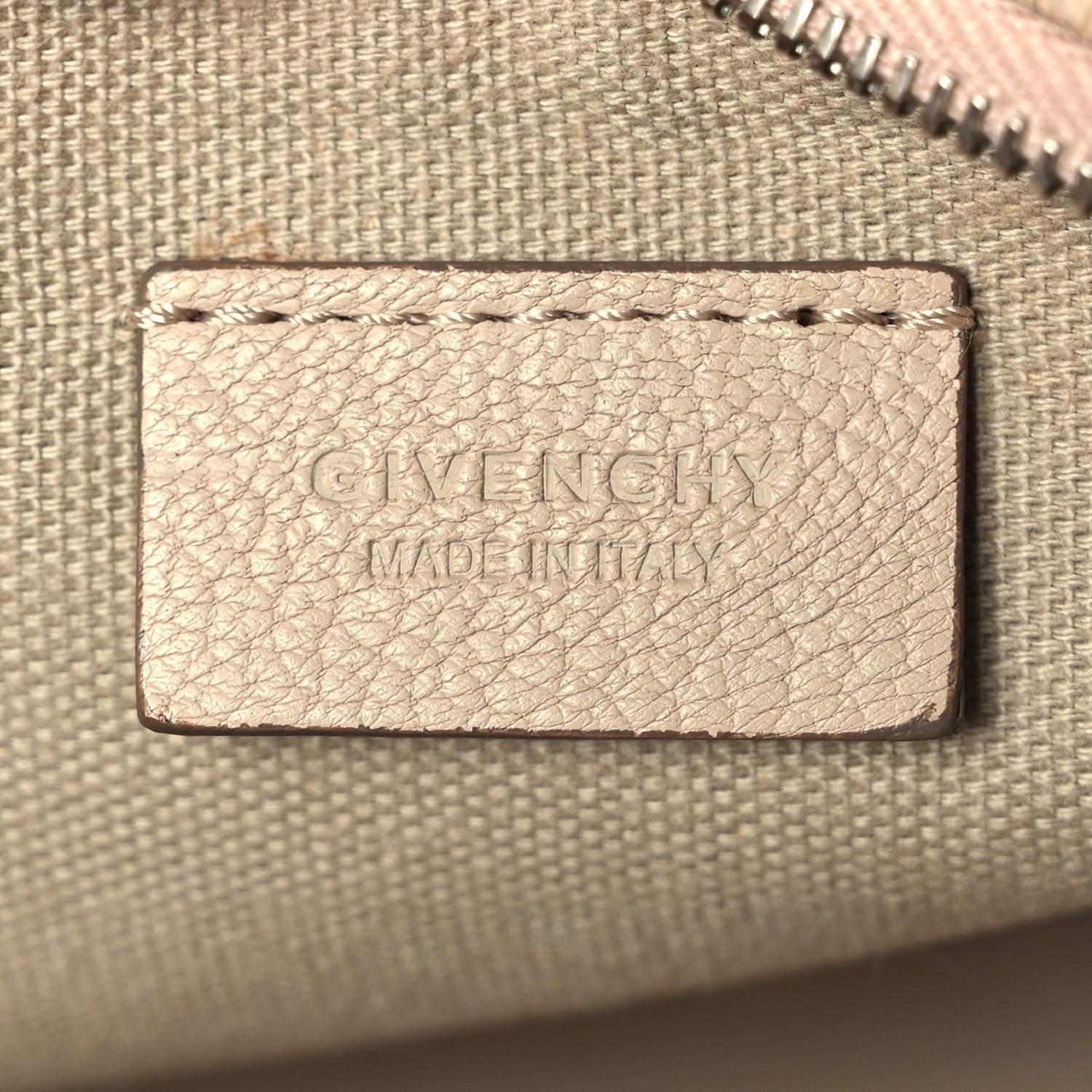 Givenchy Sugar Goatskin Medium Antigona Pouch  Nude 6 of 7