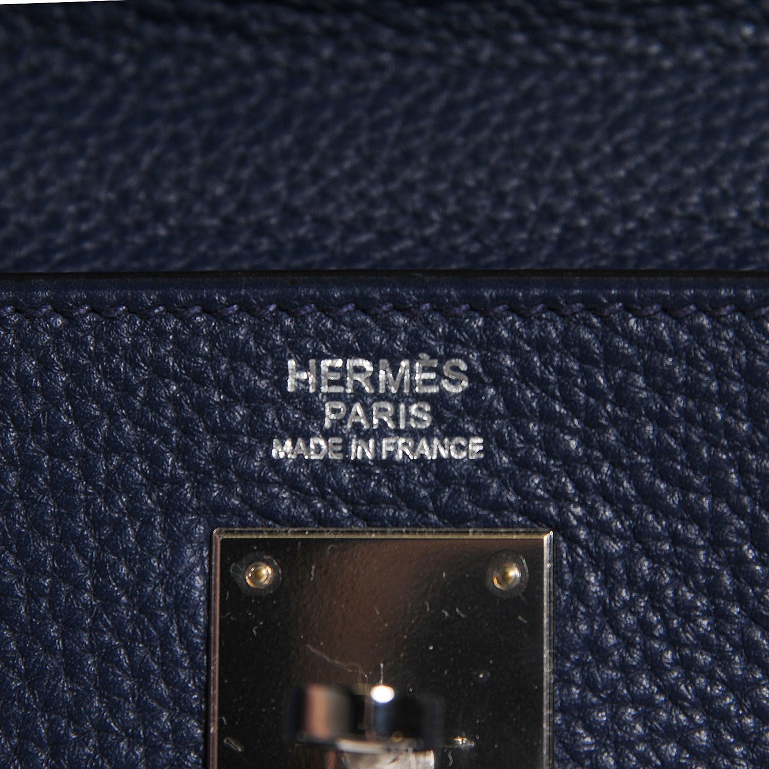 Hermes Togo Kelly Retourne 32 Bleu Saphir 9 of 23