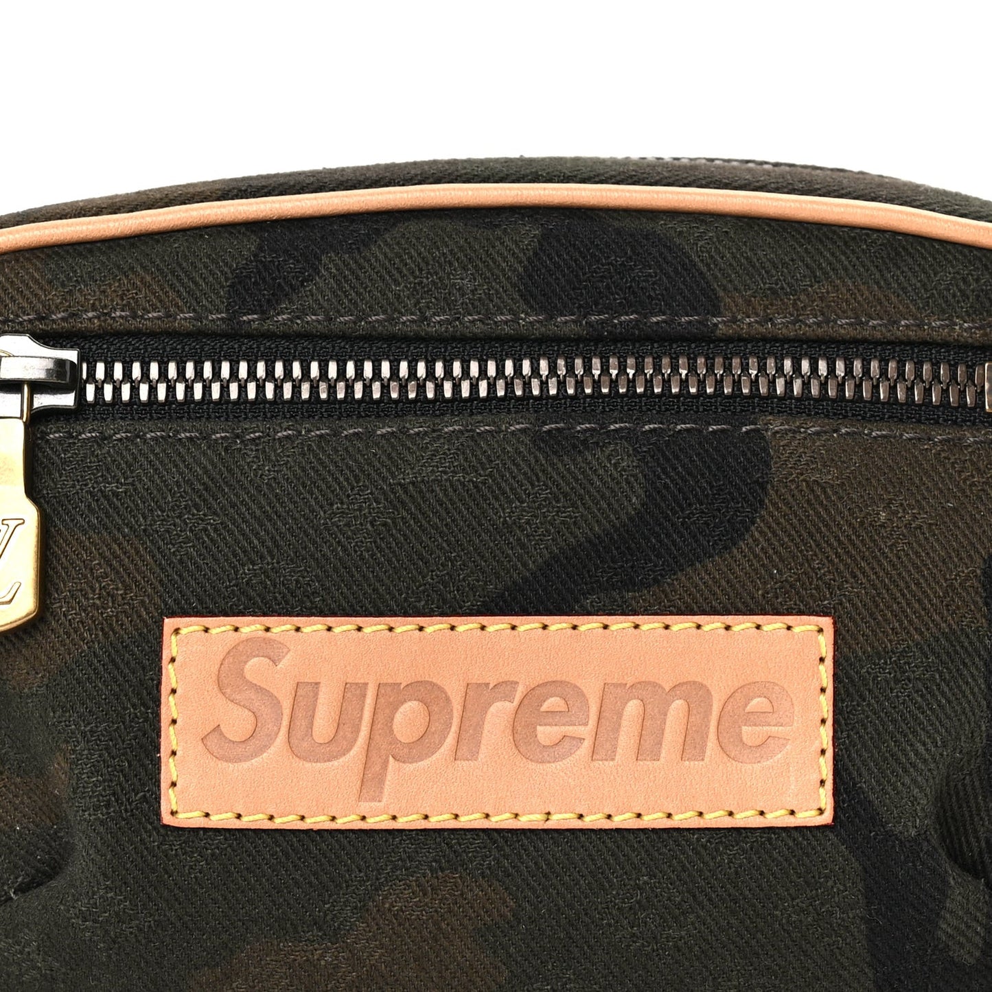 X SUPREME Canvas Camouflage Bumbag