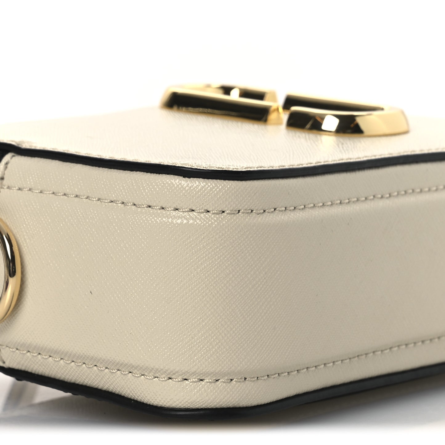 Saffiano Small Snapshot Camera Bag New Cloud White Multicolor