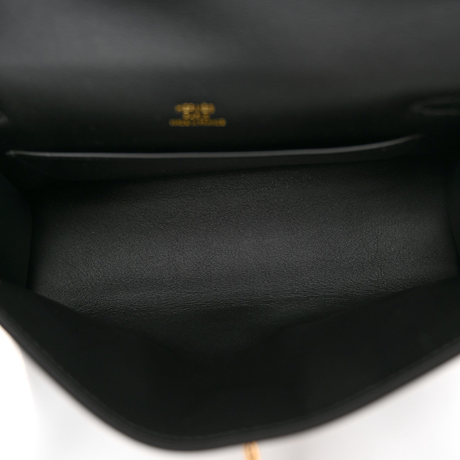 Hermes Swift Kelly Pochette Clutch Black 5 of 12