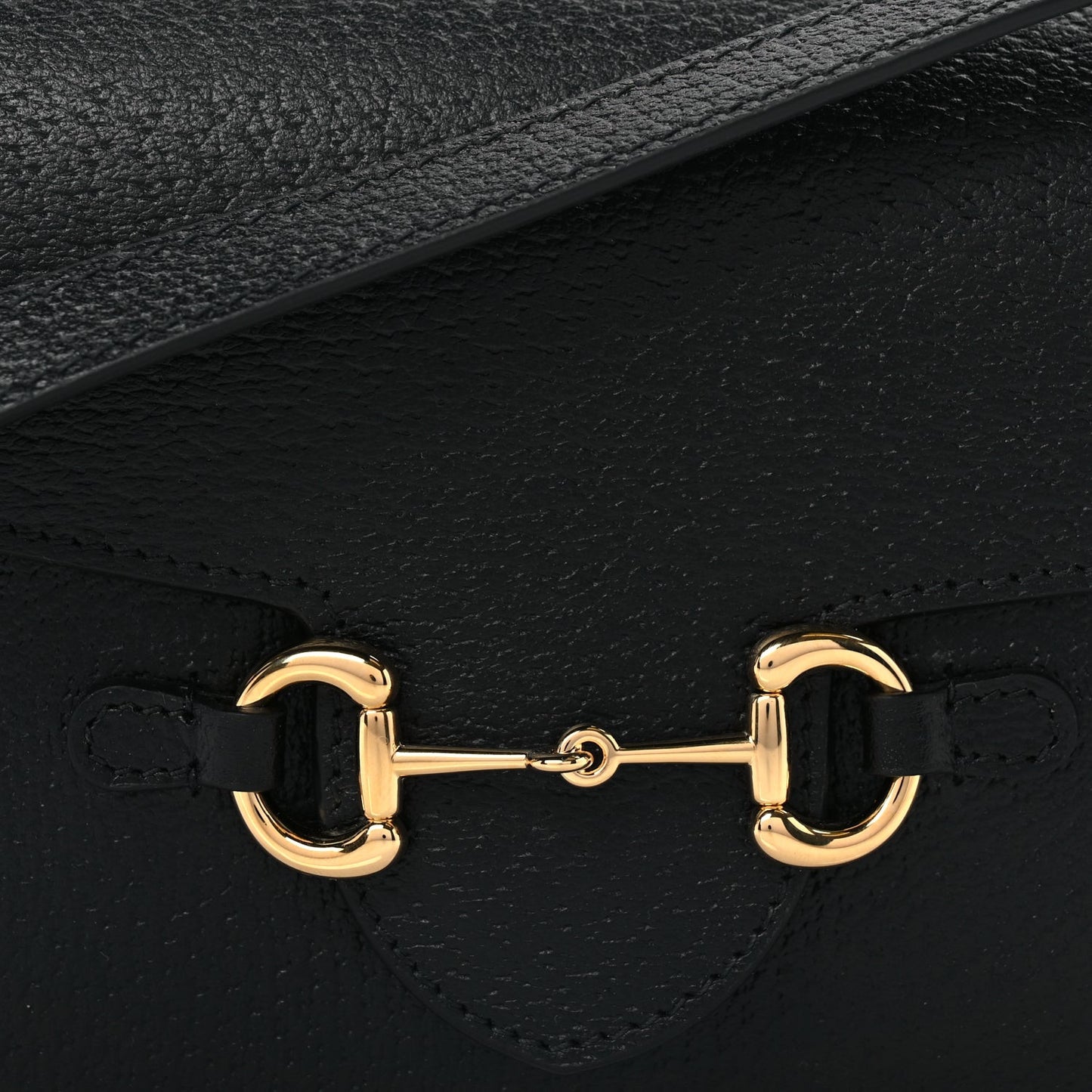 Calfskin Horsebit 1955 Shoulder Bag Black