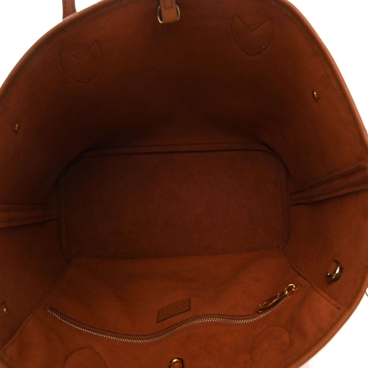 Louis Vuitton Empreinte Monogram Giant Neverfull MM Cognac 5 of 9