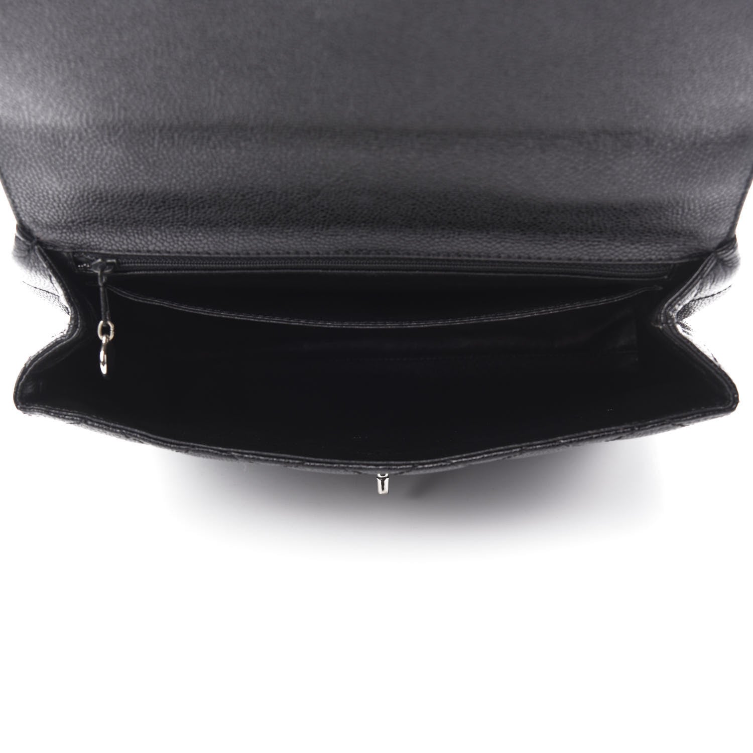 Chanel Caviar Quilted Jumbo Kelly Flap Black 5 of 12