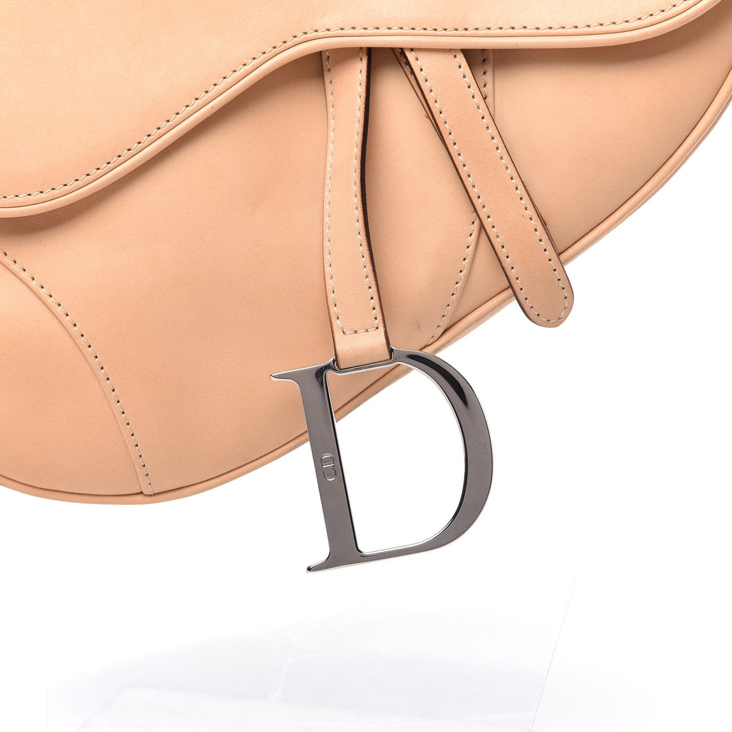 Calfskin Saddle Bag Beige