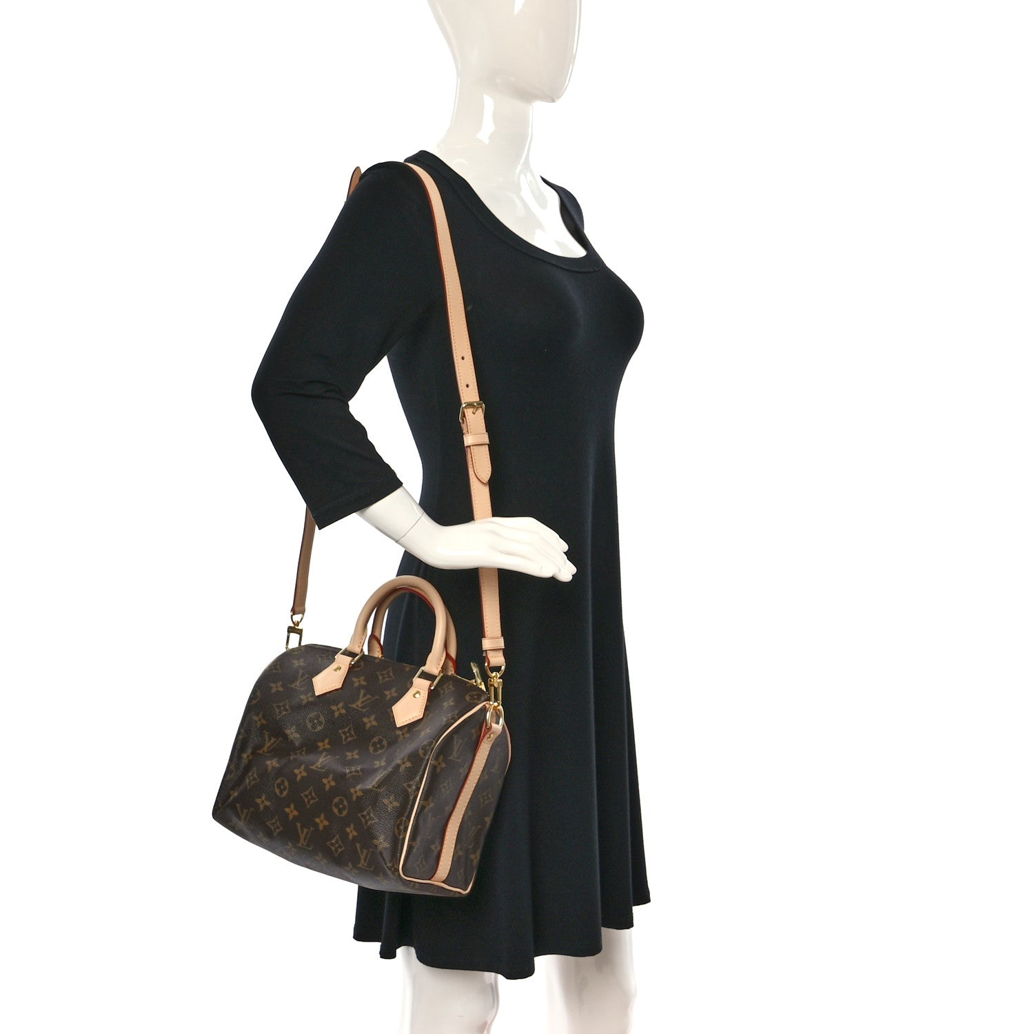 Louis Vuitton Monogram Speedy Bandouliere 25 2 of 11