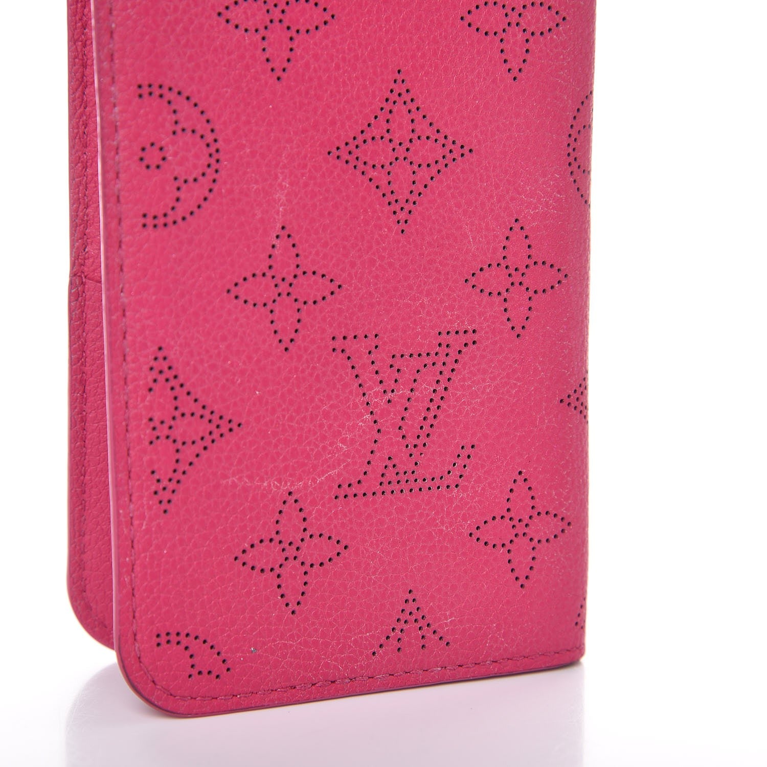 Louis Vuitton Monogram Cuir iPhone 8 Plus Folio Case Fuchsia 10 of 11
