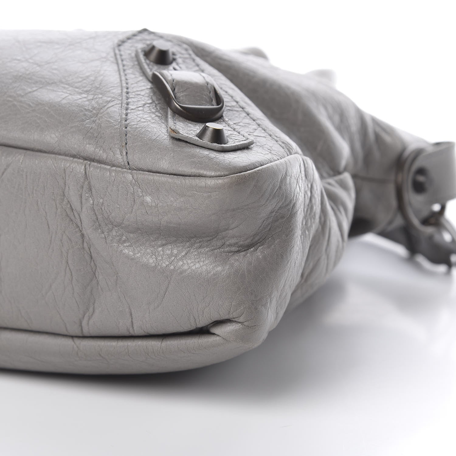 Balenciaga Agneau Classic Hardware Town Gris Pyrite 9 of 15