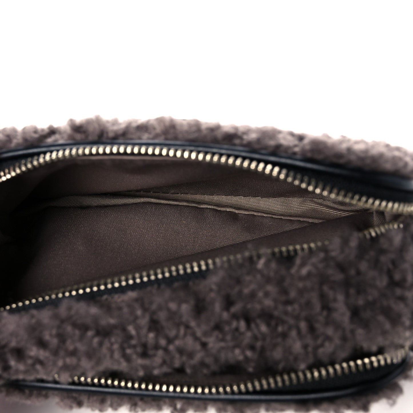 Shearling Snapshot The Teddy Camera Bag Grey