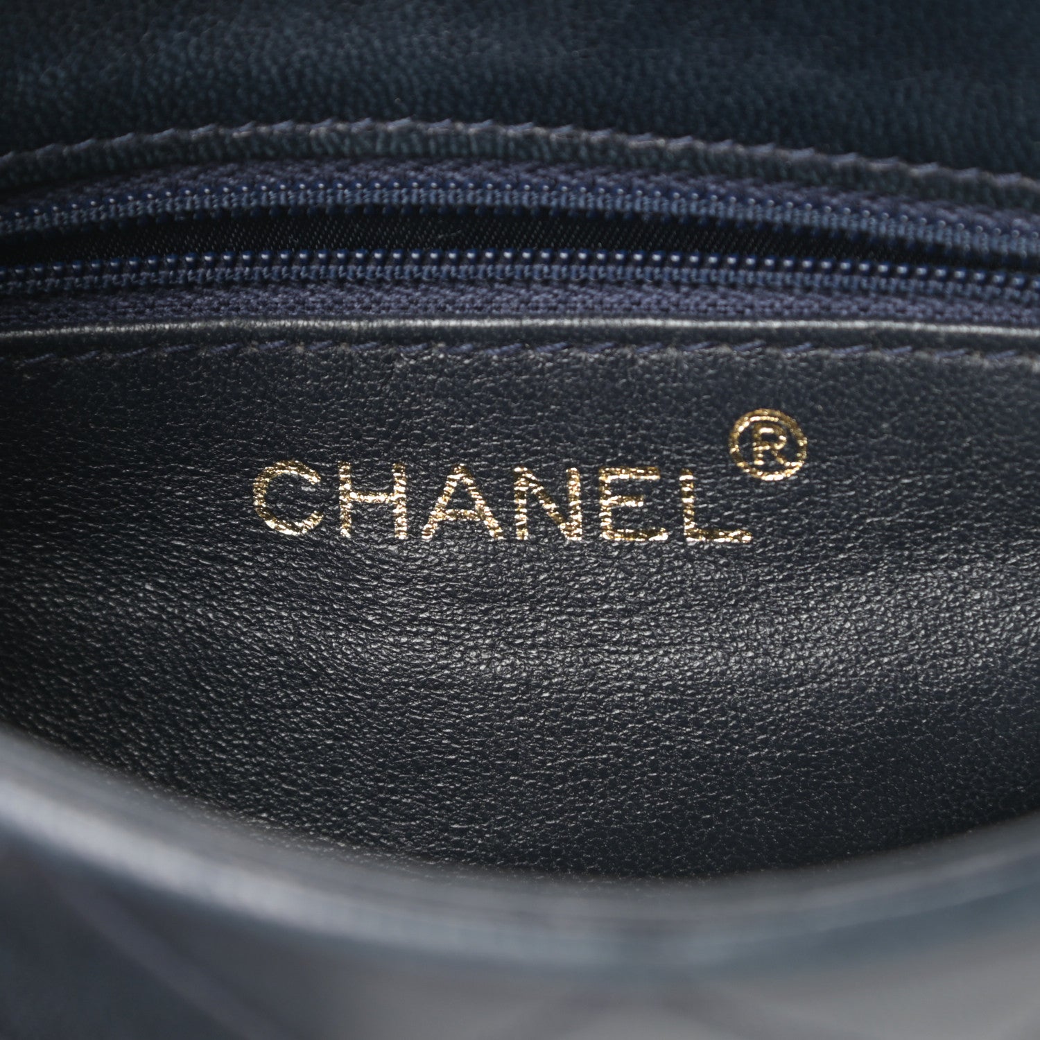 Chanel Lambskin CC Tassel Shoulder Bag Navy 6 of 15