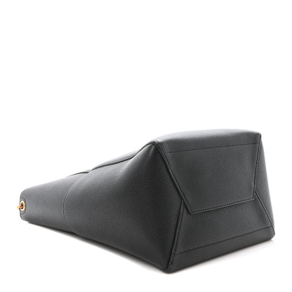 Celine Soft Grained Calfskin Sangle Bucket Bag Black 4 of 9