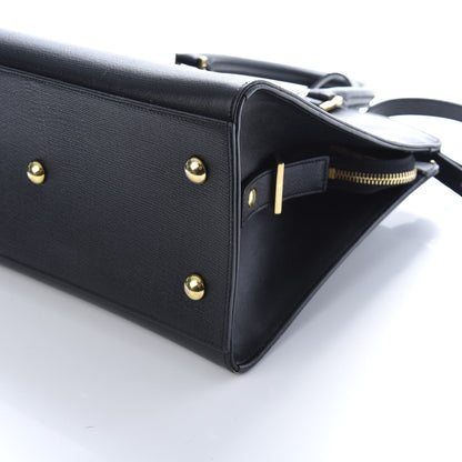 Saint Laurent Textured Calfskin Medium Classic Y Cabas Black 10 of 10