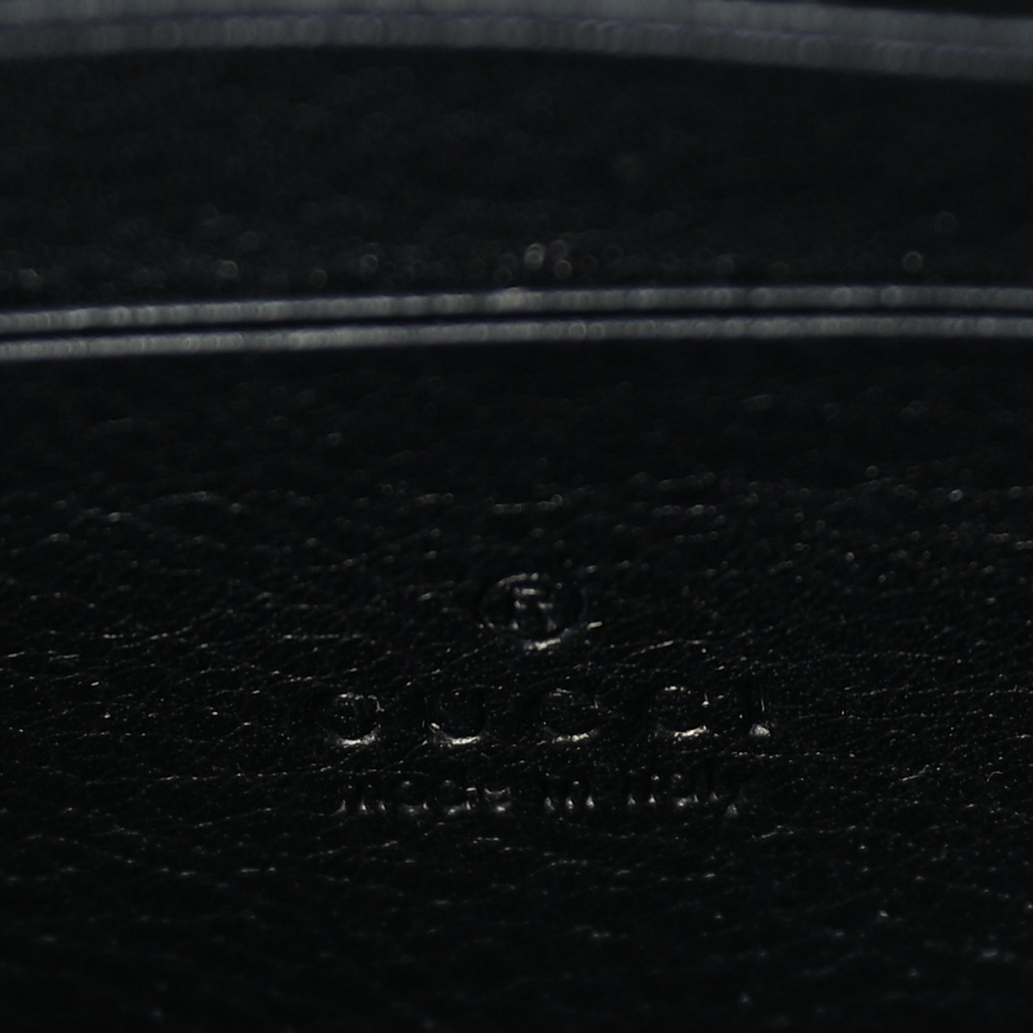 Gucci Roxy Calfskin Medium Blondie Chain Wallet Black 5 of 8