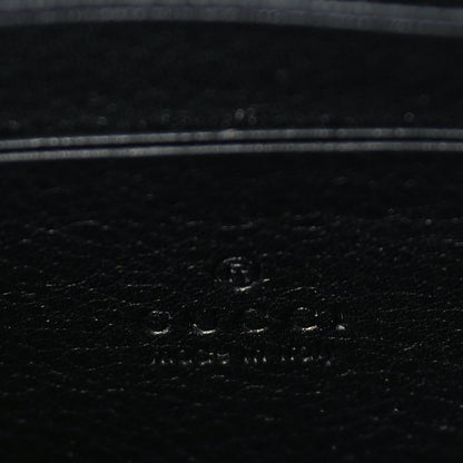 Gucci Roxy Calfskin Medium Blondie Chain Wallet Black 5 of 8