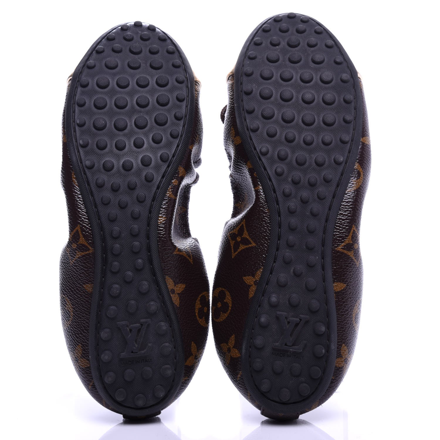 Louis Vuitton Monogram Flirty Ballet Flats 37 Gold 6 of 11