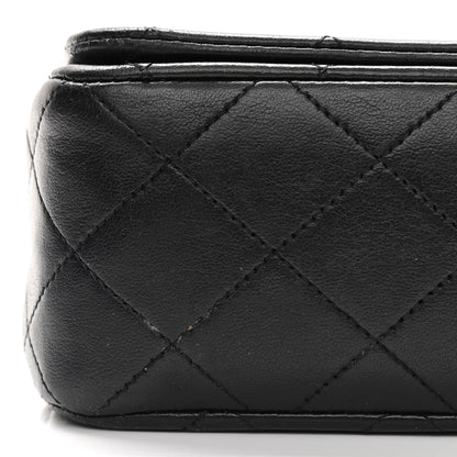 Chanel Lambskin Quilted Small Single Flap Black 13 of 15