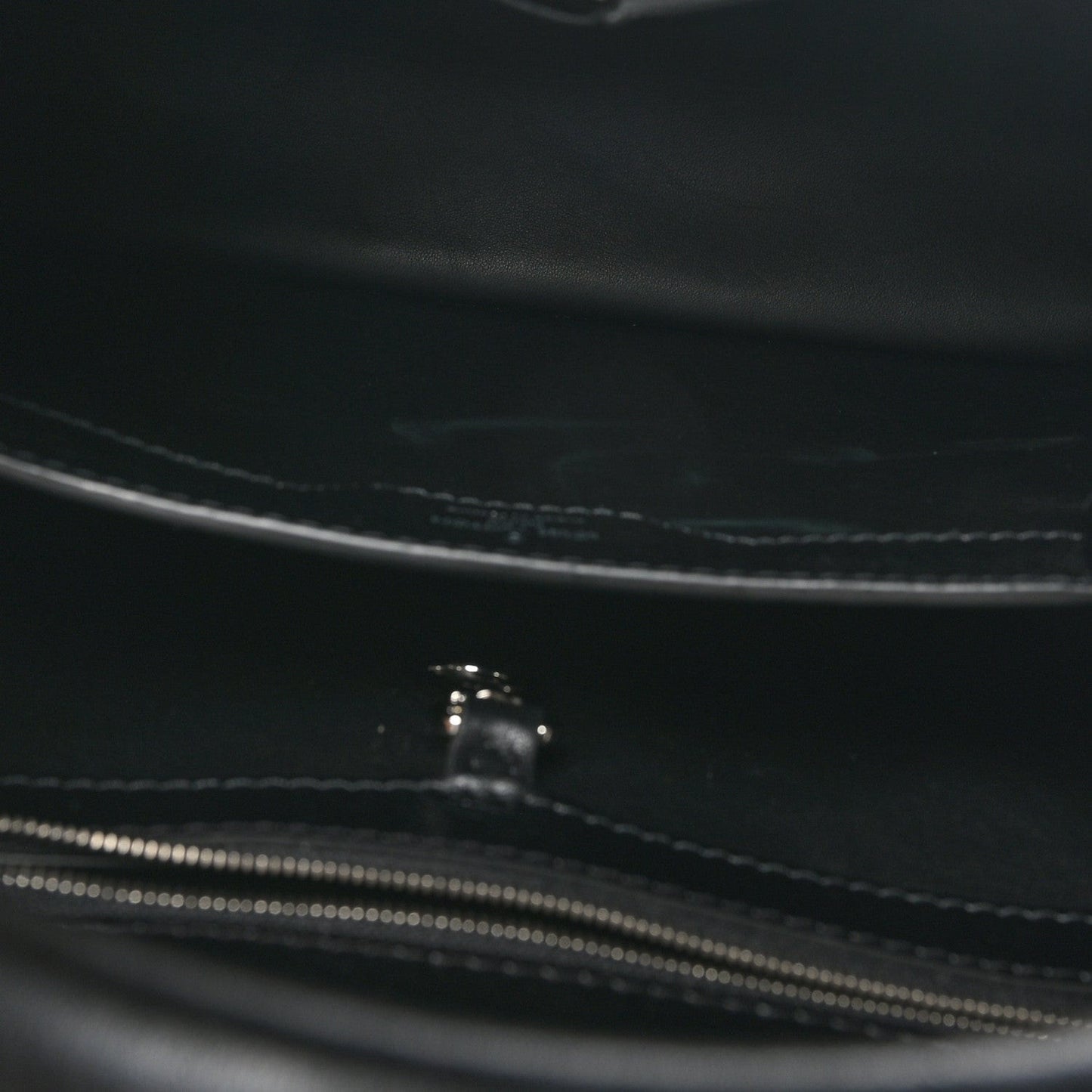 Smooth Calfskin Crystal Flowers Capucines BB Black