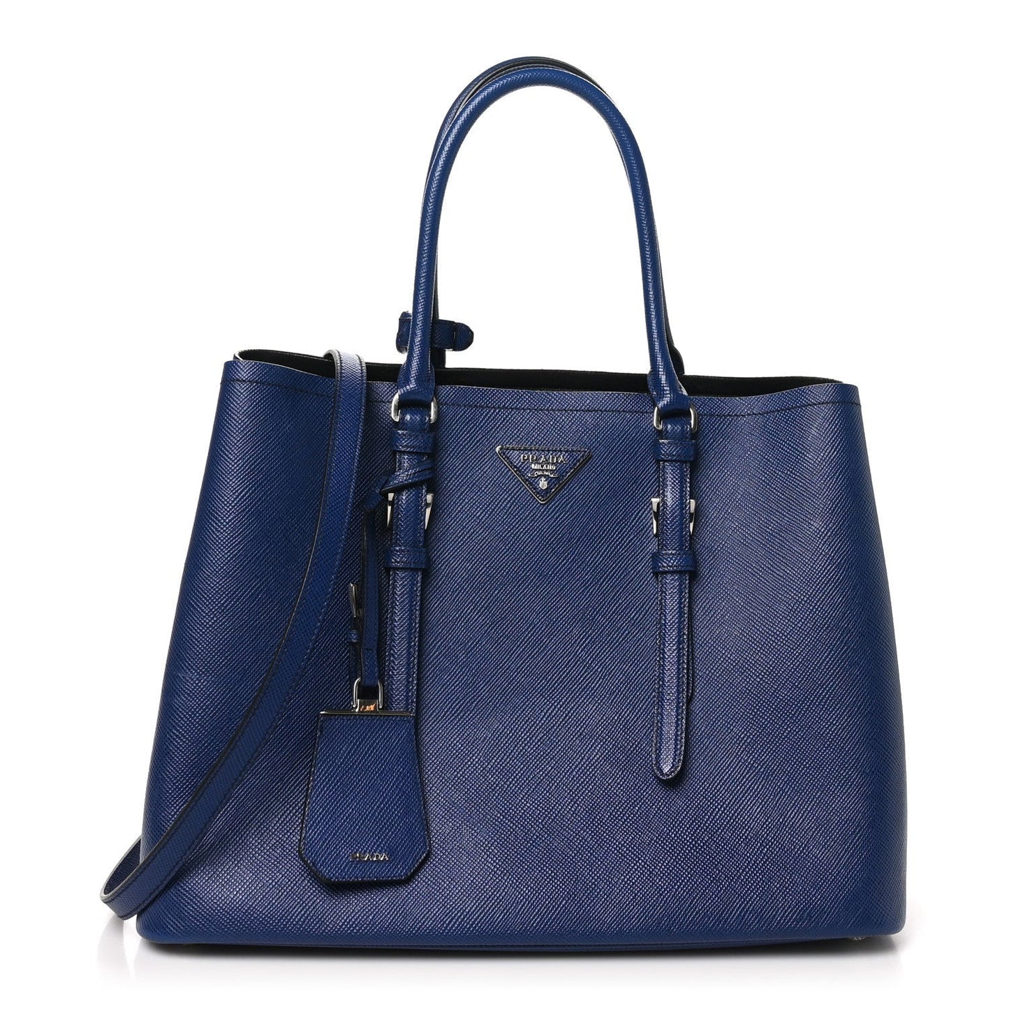 Saffiano Cuir Medium Double Handle Tote Baltico