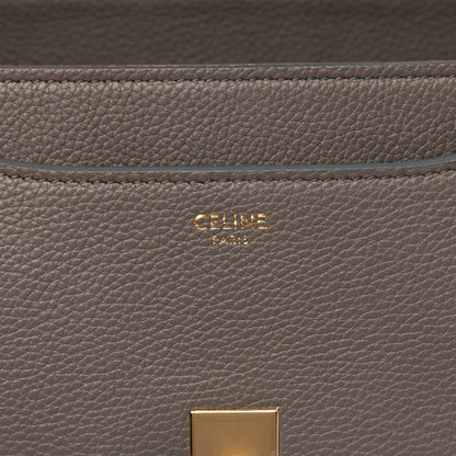 Celine Grained Calfskin Small 16 Top Handle Bag Pebble 7 of 14