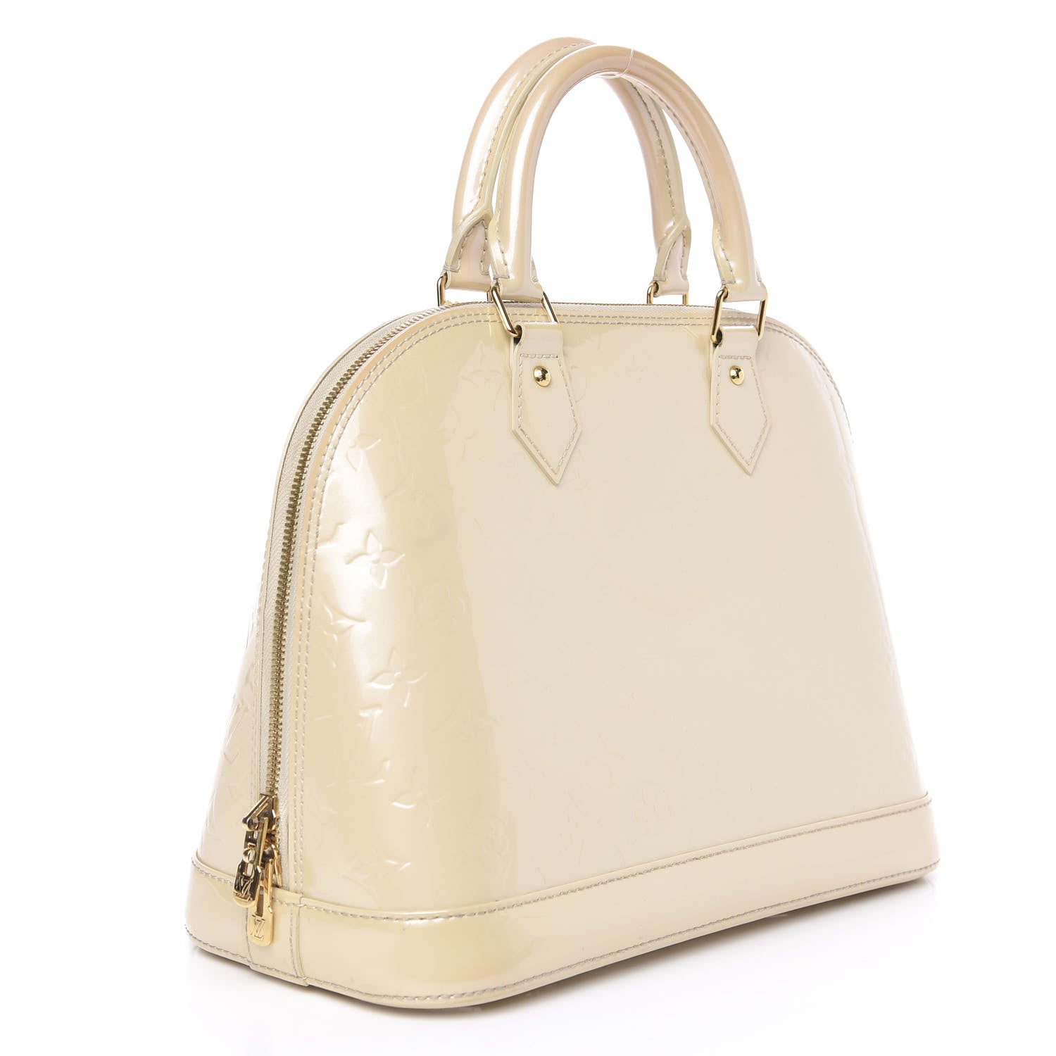 Louis Vuitton Vernis Alma PM Blanc Corail 2 of 15