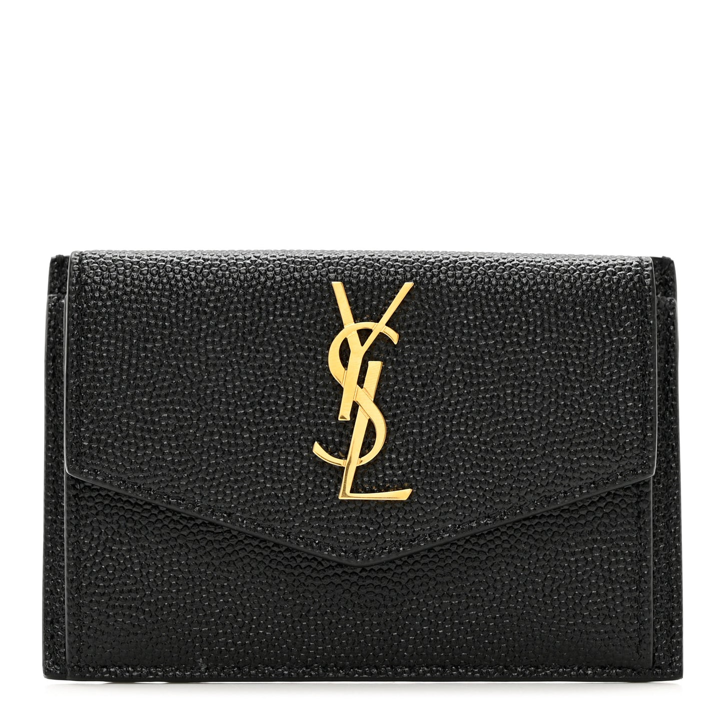 Grain De Poudre Uptown Monogram Card Case Black