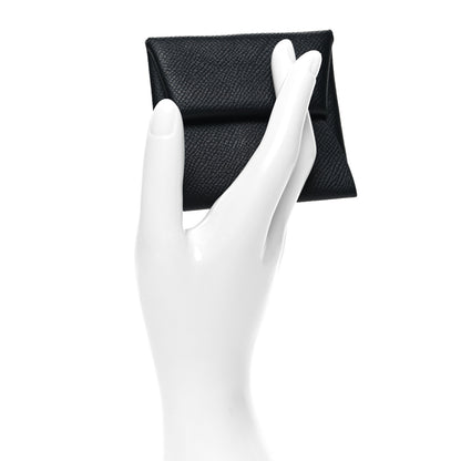 Hermes Epsom Bastia Coin Purse Black 2 of 8