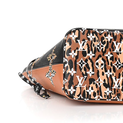 Louis Vuitton Monogram Giant Jungle Neverfull MM Black 9 of 10