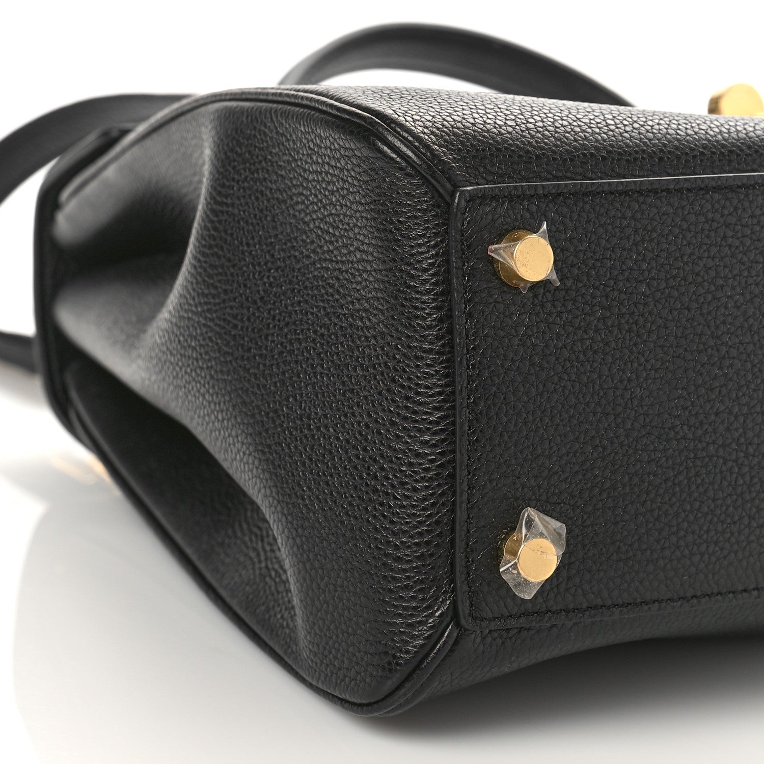 Celine Grained Calfskin Classique 16 Top Handle Bag Black 7 of 8