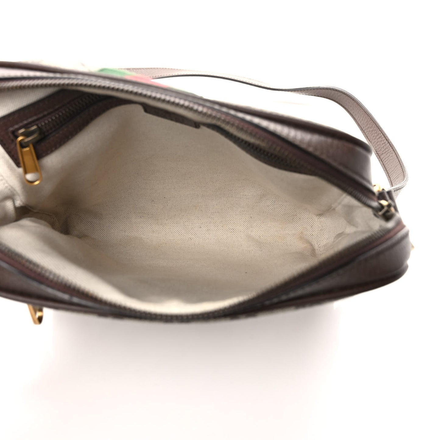 GG Supreme Monogram Web Small Ophidia Messenger Bag Brown