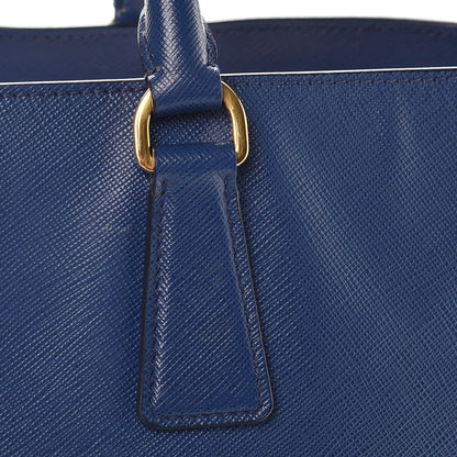 Prada Saffiano Lux Large Tote Bluette 15 of 16