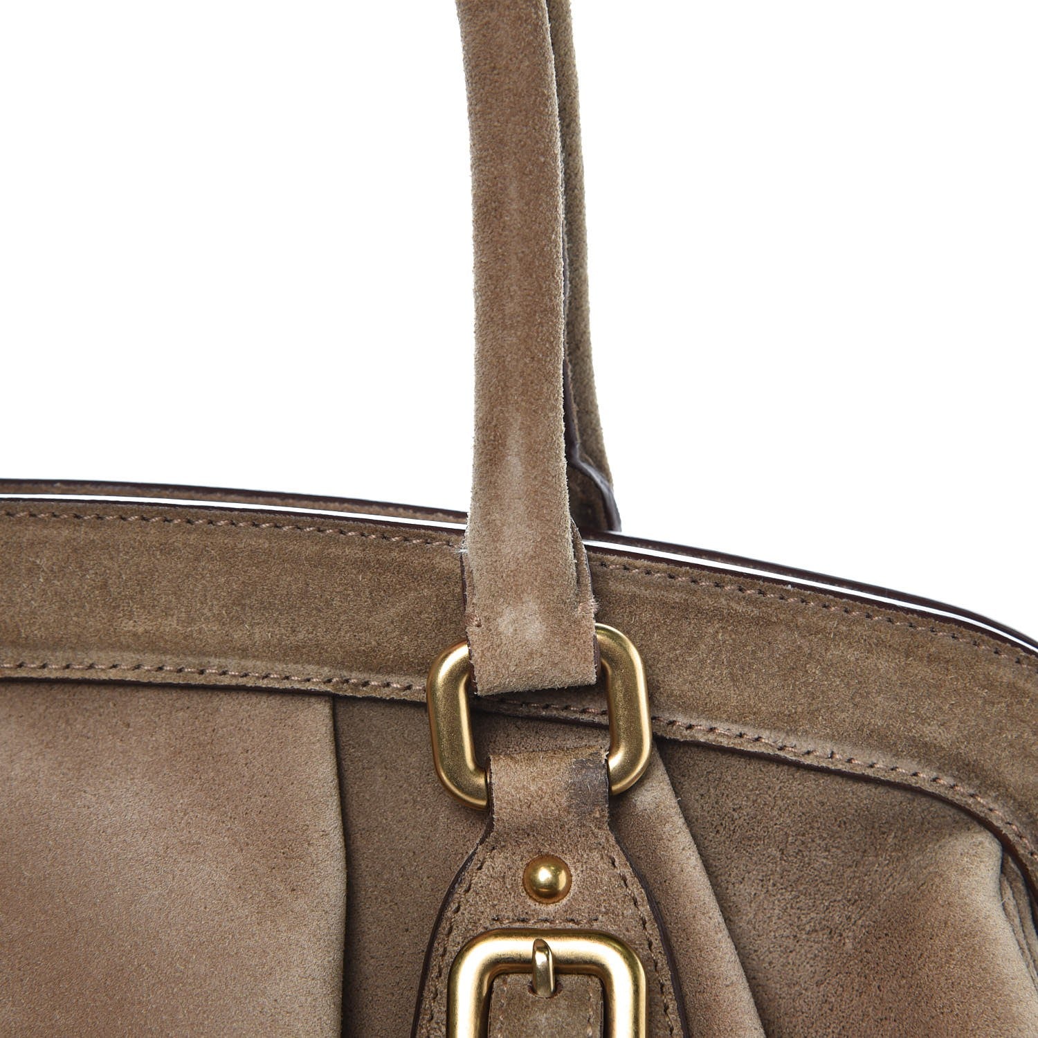 Prada Suede Scamosciato Shoulder Bag 12 of 14