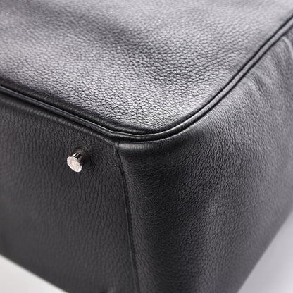 Hermes Taurillon Clemence Lindy 30 Black 13 of 15