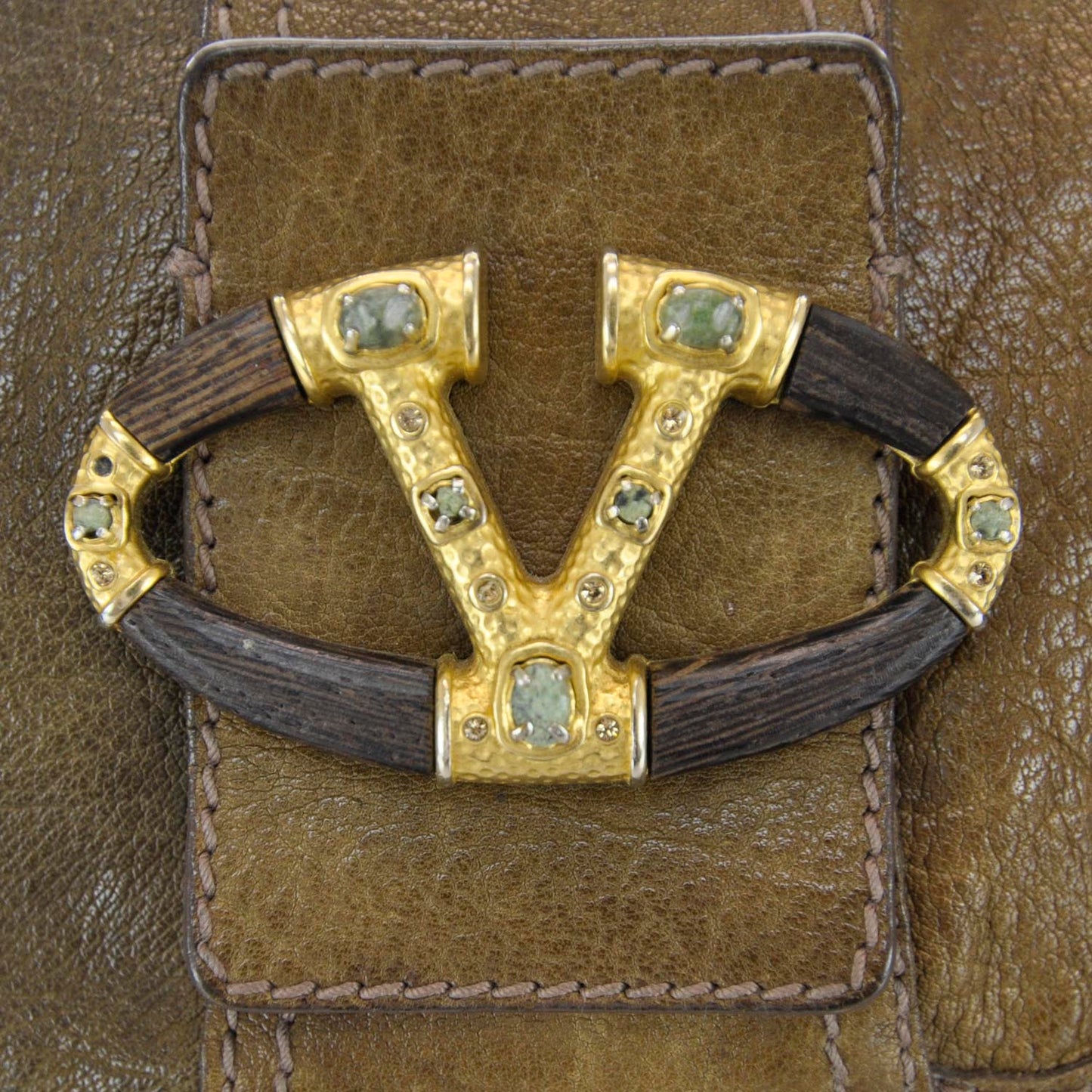 Leather Catch Satchel