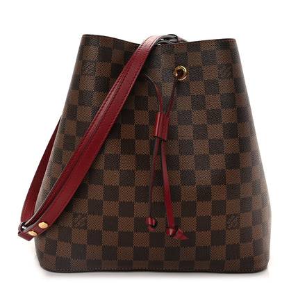 Louis Vuitton Damier Ebene Neonoe MM Cherry Berry 1 of 8