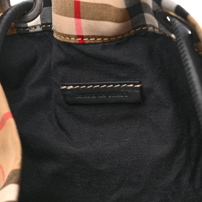 Burberry Nylon Vintage Check Medium Rucksack Backpack Antique Yellow 7 of 10