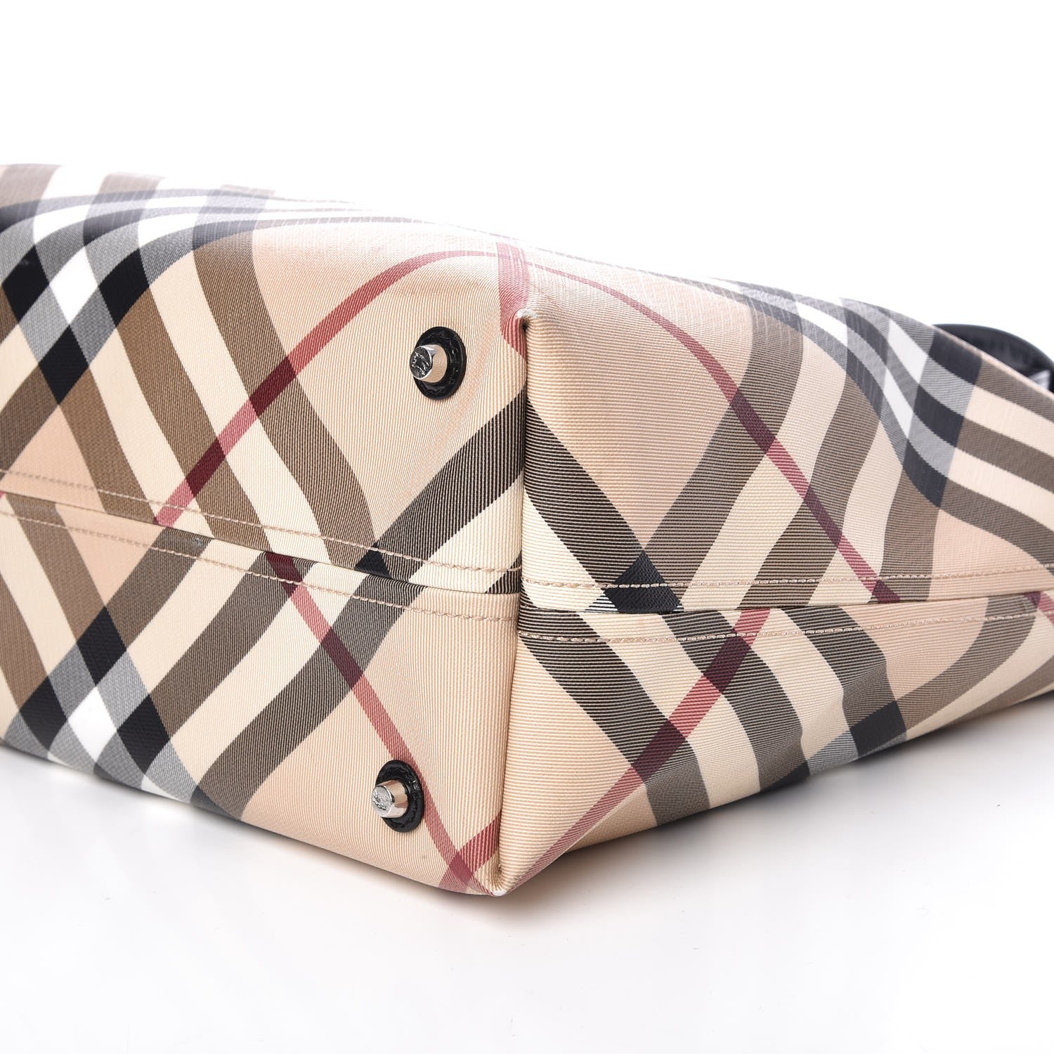 Burberry Nova Check Large Nickie Tote Black 11 of 17