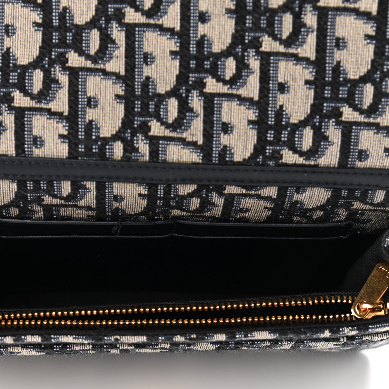Christian Dior Oblique 30 Montaigne 2-In-1 Pouch Blue 5 of 11